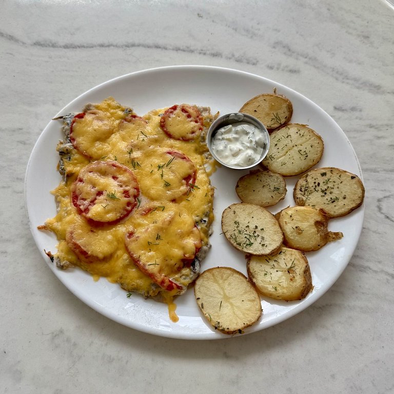 Л Мясо по-французски